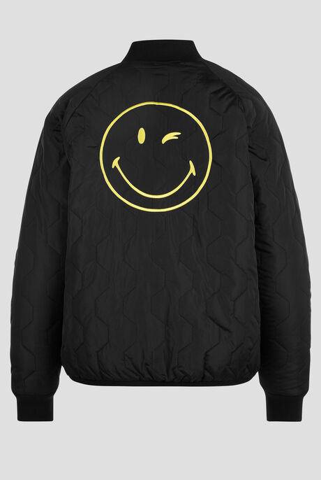 Chaqueta médica reversible koi Smiley World Two Cool con 2 bolsillos para mujer