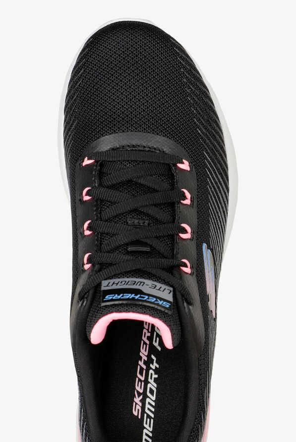 Zapatillas deportivas Skechers Skech-Air Dynamight Luminosity Black/Pink con cordones para mujer - null - 2