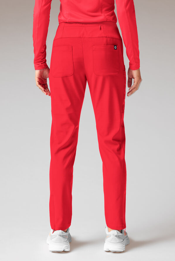 Hypothesis Dynama Y-Pant Women&rsquo;s 7-Pocket Yoga-Inspired Scrub Pant - Hemoglobin - 2