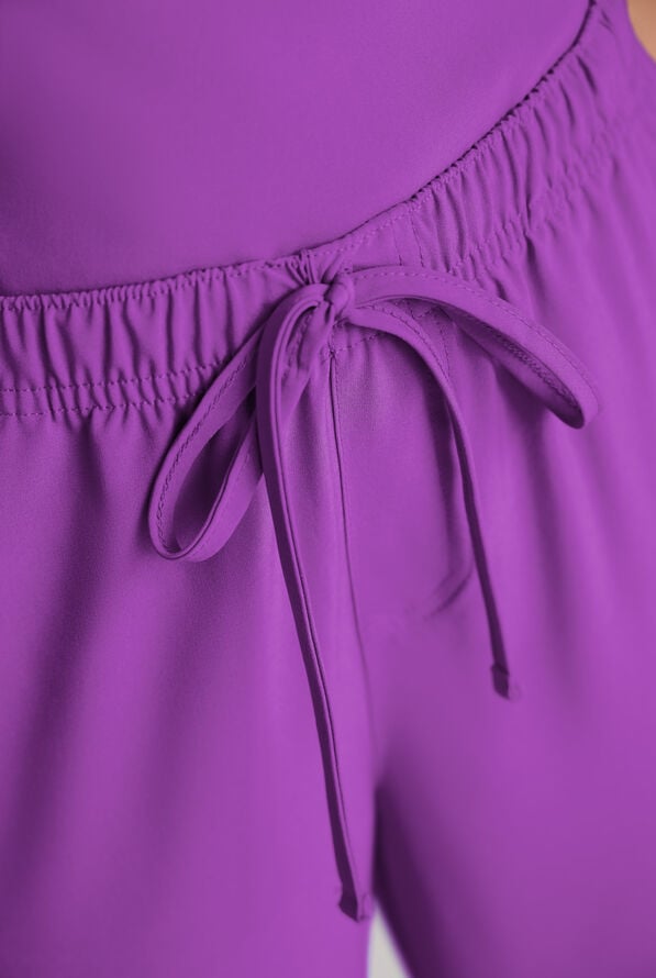 Pantal&oacute;n m&eacute;dico Easy STRETCH Eden con cord&oacute;n y 4 bolsillos para mujer - Fresh Purple - 4