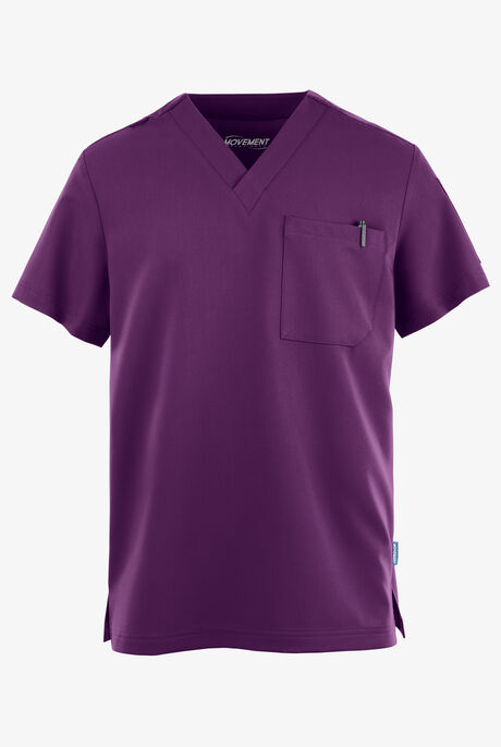 MOVEMENT by Butter-Soft Mars Men's 3-Pocket V-Neck Scrub Top