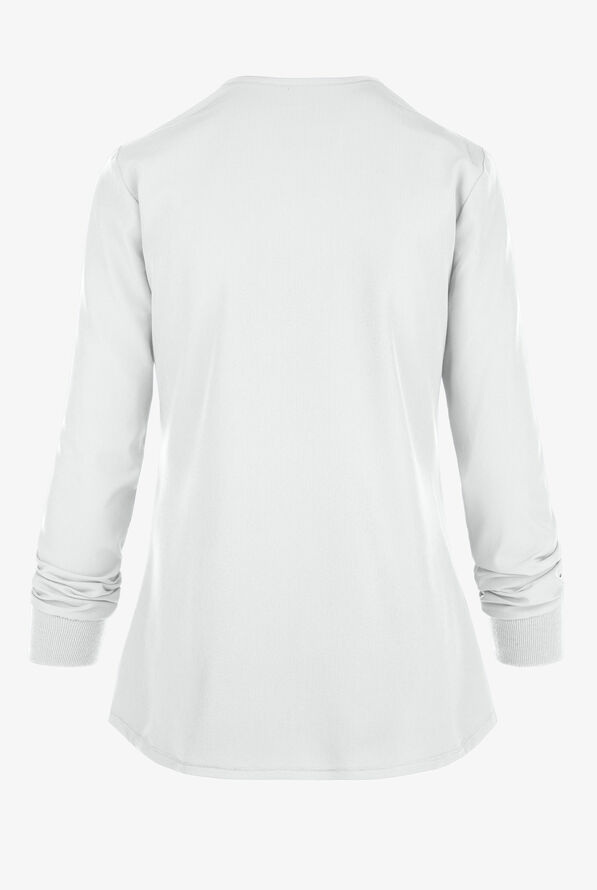 Chaqueta médica abrigada Skechers by Barco Stability STRETCH con 2 bolsillos para mujer - White - 2