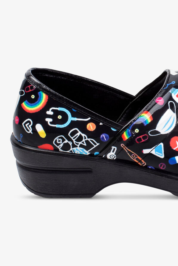 Savvy Women's Brandy Nurse Print Nursing Clogs - null - 4