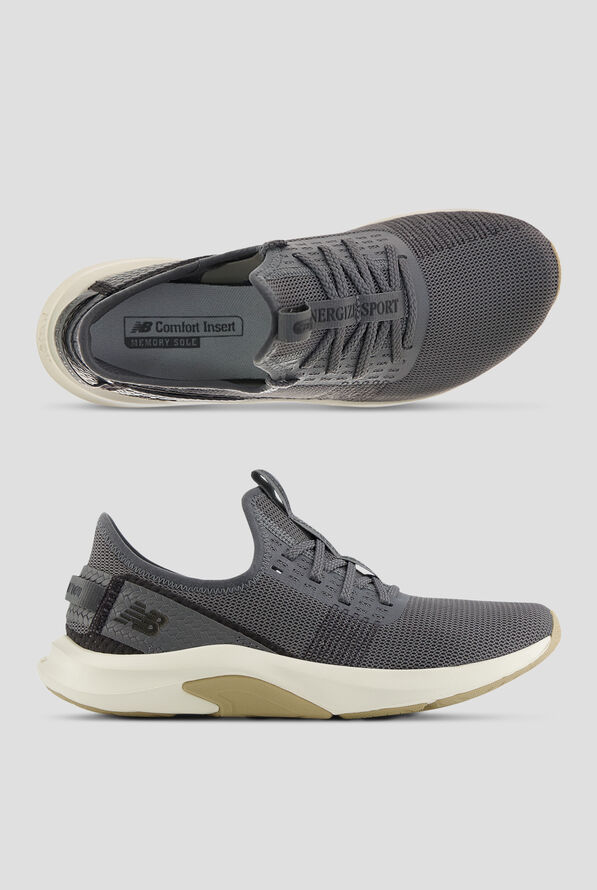 New Balance Women's DynaSoft Nergize Sport v2 Castlerock Black Cement Athletic Lace Up Shoes - null - 1