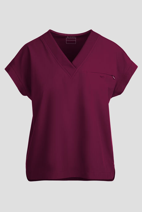 Infinity Pursuit Women's 1-Pocket STRETCH V-Neck Dolman Sleeve Scrub Top