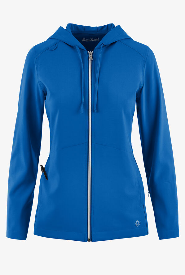 Sudadera médica Easy STRETCH Selena con cremallera y 5 bolsillos para mujer - Royal - 1