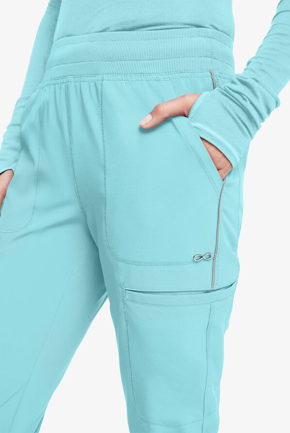 Cherokee Infinity Women's 6Pocket STRETCH Cargo Jogger Scrub Pants