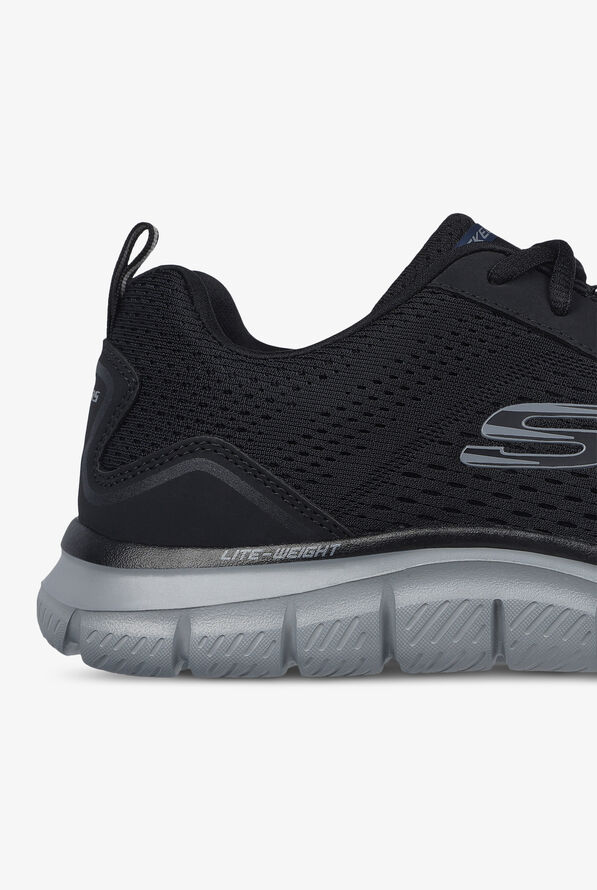 Skechers Sport Men's Track Ripkent Navy Athletic Lace Up Nursing Shoes - Navy - 4