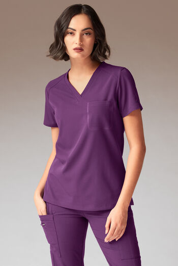 Hypothesis Meta-Base Women’s Single Pocket V-Neck Tuck In/Wear Out Scrub Top