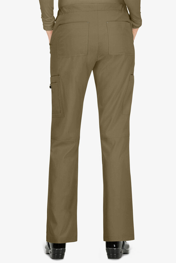 Pantalón médico koi Basics Holly estilo cargo con 8 bolsillos para mujer - Olive - 2