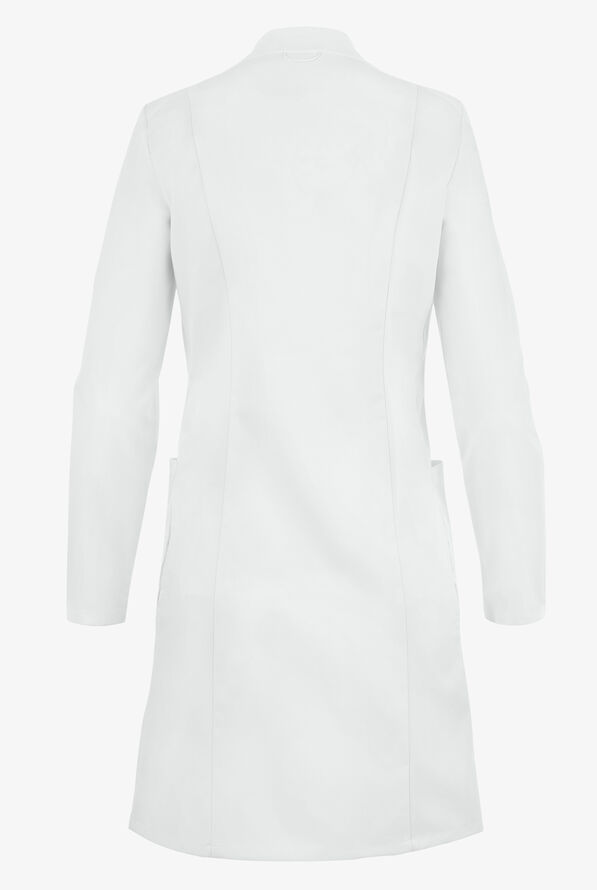 Cherokee Project Lab Women's 37" 3-Pocket Lab Coat - White - 2