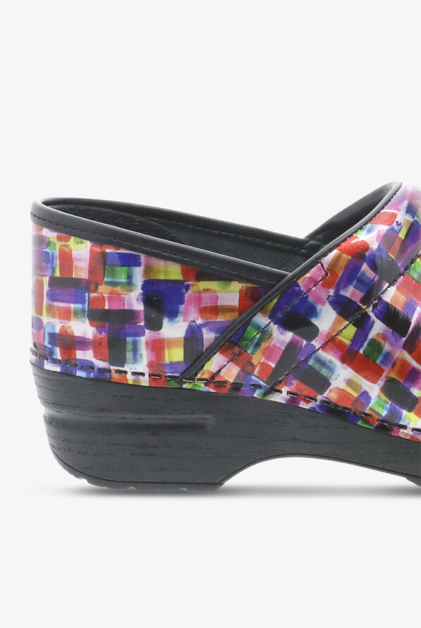 Dansko Professional Color Block Leather Nursing Clogs, Nursing Clogs