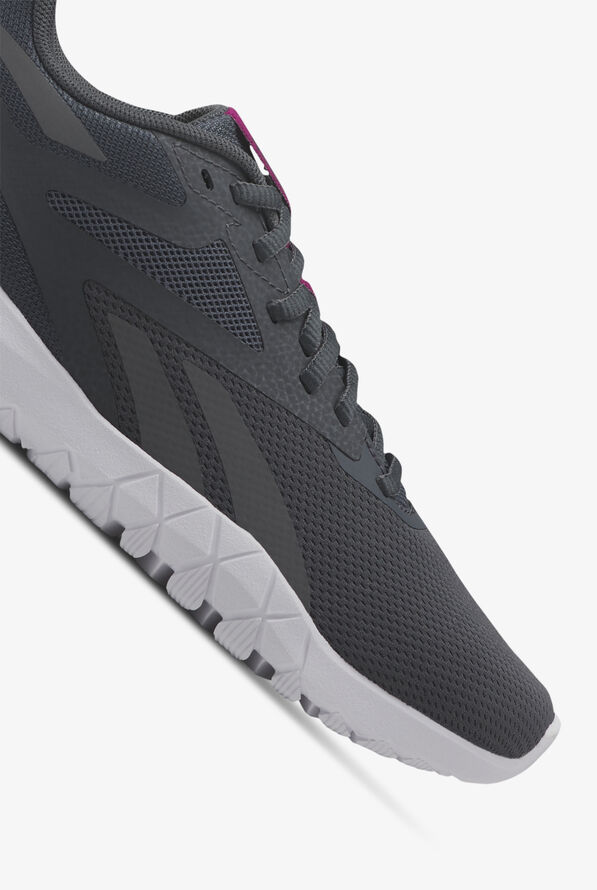 Reebok Women's Flexagon Force 4 Grey Athletic Lace Up Shoes - Grey - 3