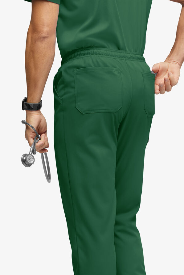 Advantage STRETCH Men's 6-Pocket Cargo Scrub Pants - Tall - Hunter - 3