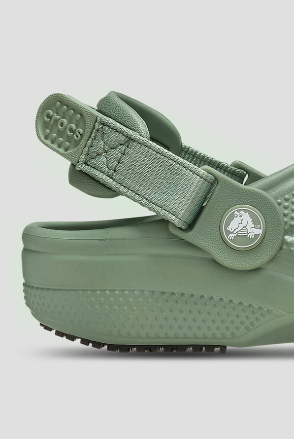 Zuecos unisex antideslizantes Crocs™ Classic Work Moss - null - 4