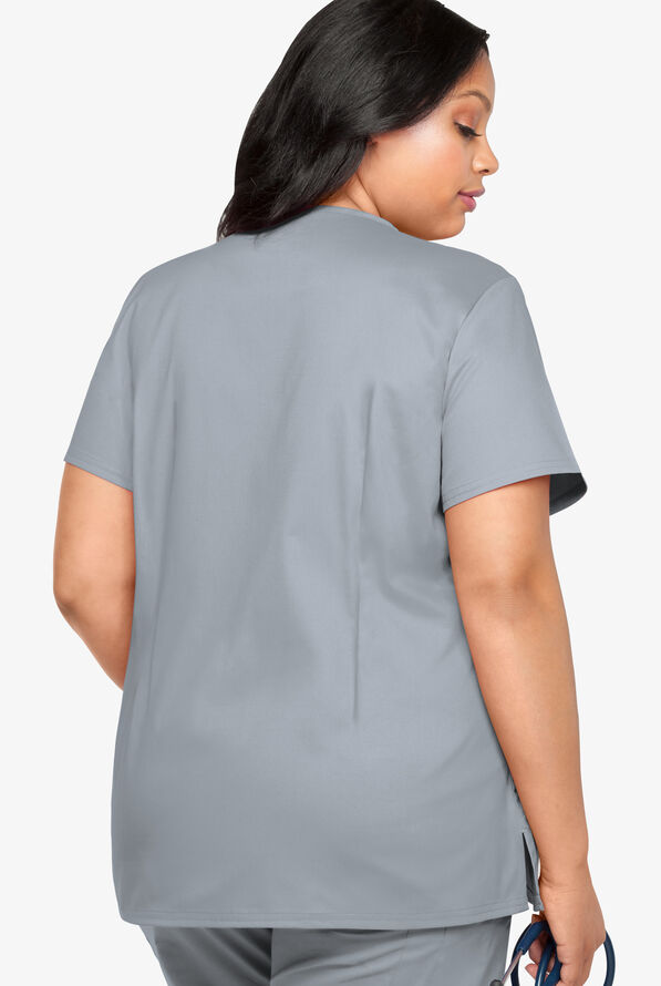 UA ButterSoft STRETCH Plus Size VNeck Scrub Top Plus Size Scrubs