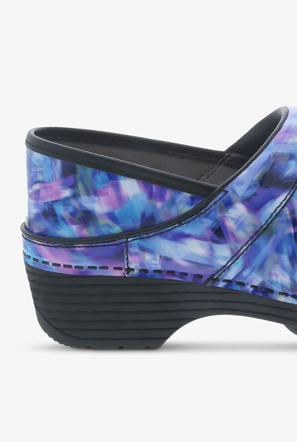 Dansko Women's LT Pro Blue Crush Patent Leather Nursing Clogs - null - 4