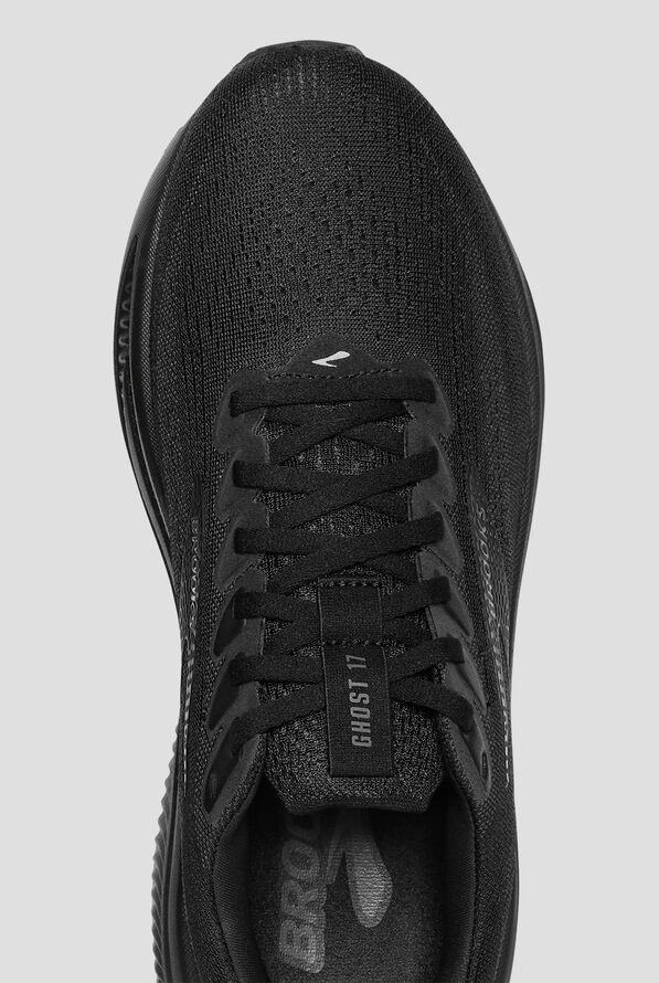 Zapatillas deportivas Brooks Ghost 17 Black/Ebony con cordones para hombre - null - 2