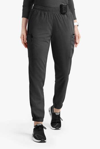 Pantalón médico Butter-Soft Originals estilo jogger cargo con 7 bolsillos y piernas pitillo para mujer