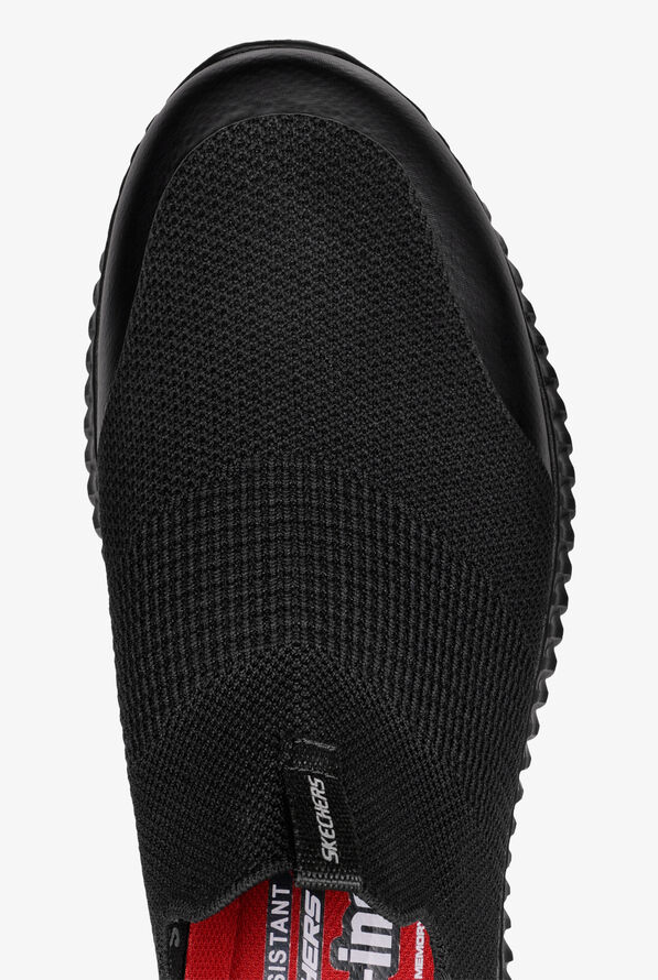 Skechers Work Men's Cessnock Rylind SlipIns Black Athletic Shoes