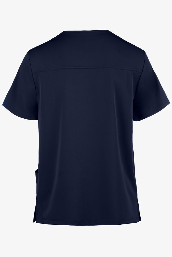 Camisa médica HH Works by Healing Hands Matthew con cuello en V y 4 bolsillos para hombre - Navy - 2