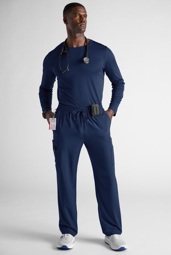 Easy STRETCH Men&rsquo;s 12-Pocket Scrub Pant - Navy - 8