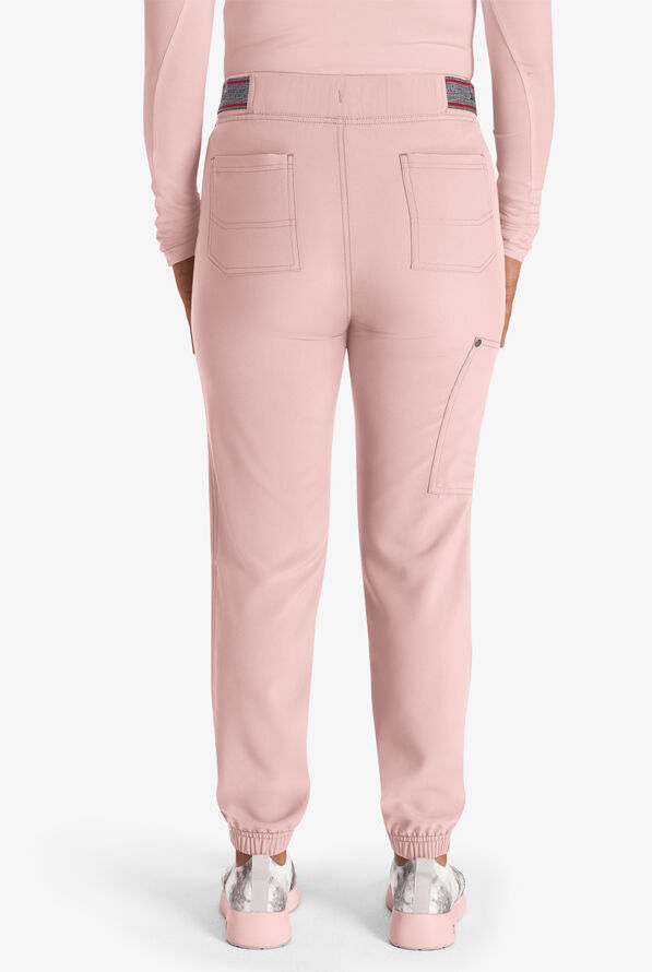 Dickies EDS NXT Women's 5-Pocket Cargo Jogger Scrub Pants - Canyon Rose - 4