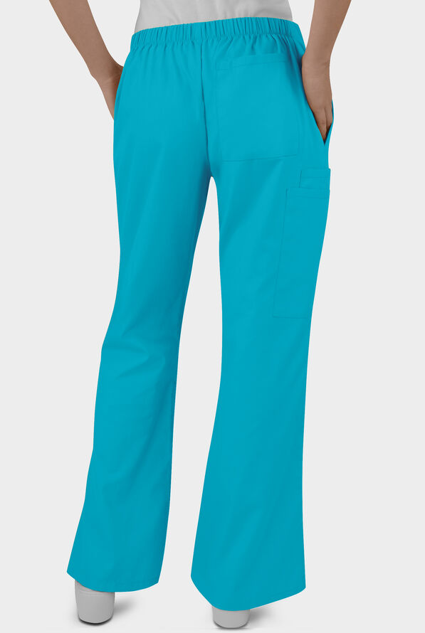UA Best Buy Scrubs Women’s 5-Pocket Drawstring Pants - Tall - Turquoise - 2