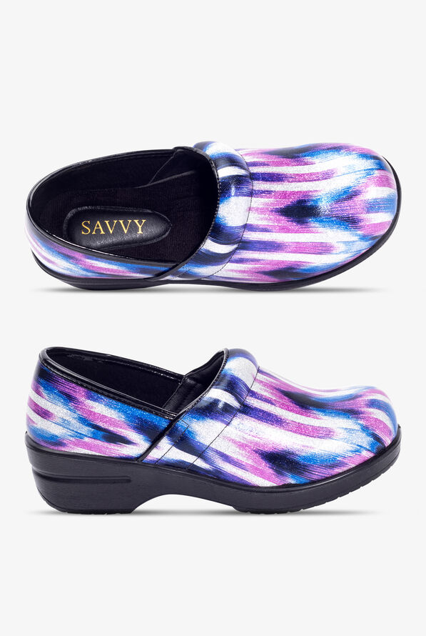 UA Exclusive Savvy Brandy Aztec Glitter Women's Slip Resistant Nursing Shoes - null - 1
