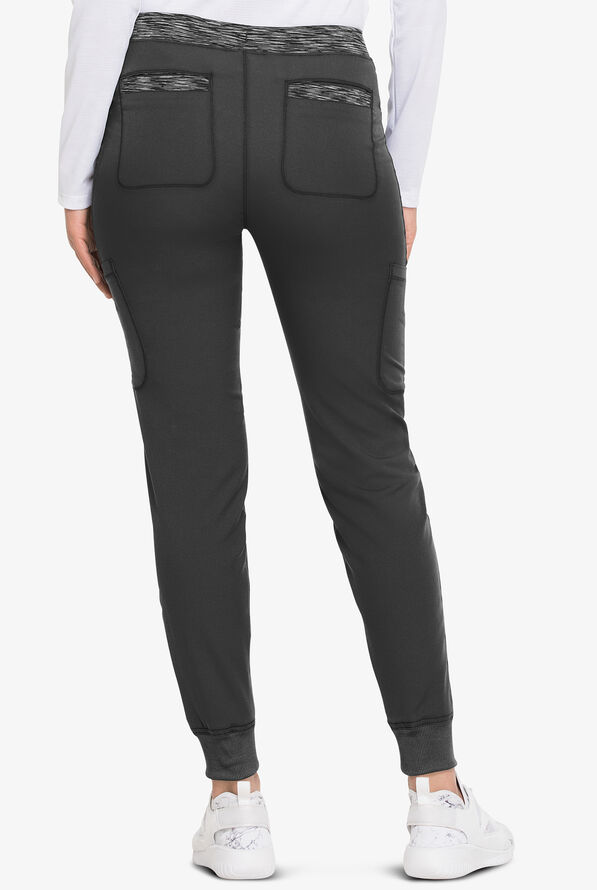 Pantal&oacute;n m&eacute;dico Dickies Dynamix STRETCH petite estilo jogger con piernas pitillo y 6 bolsillos para mujer - Black - 2