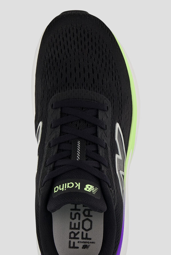 New Balance Women's FRESH FOAM X Kaiha Road Black / Light Silver Metallic Athletic Lace Up Shoes - null - 2