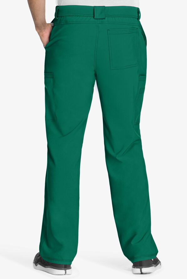 Pantalón médico Cherokee Infinity estilo cargo con piernas estrechas y 5 bolsillos para hombre - Hunter - 2