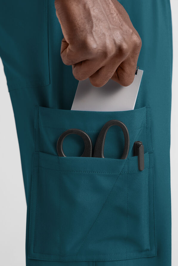 Easy STRETCH Men's Scrub Set - Caribbean Blue - 6