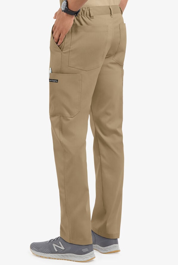 Advantage STRETCH Men's 8-Pocket Cargo Scrub Pants - Golden Sand - 4