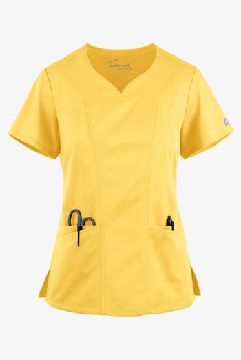 Butter-Soft STRETCH Women's 4-Pocket Sweetheart Neck Scrub Top