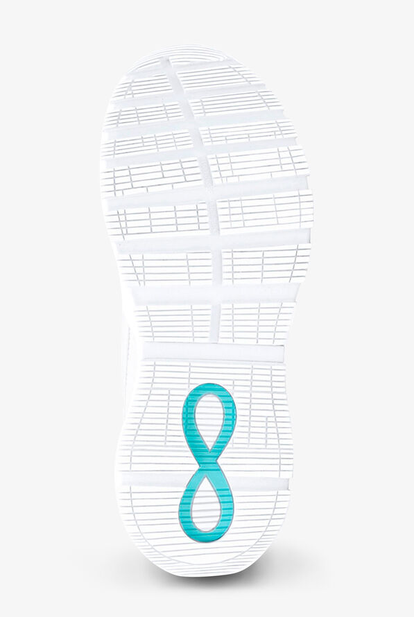 Infinity Women's Flow Athletic Lace Up Shoes - White - 4