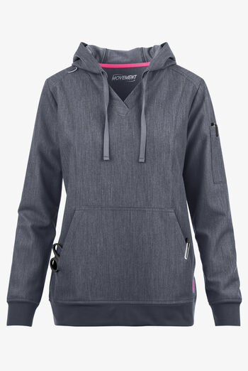 Sudadera médica MOVEMENT by Butter-Soft Sirius STRETCH con capucha y 4 bolsillos para mujer