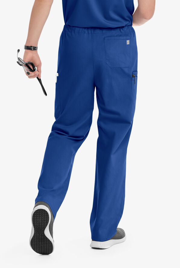 Butter-Soft Core Scrubs Unisex 4-Pocket Cargo Drawstring Scrub Pants- New and Improved - Galaxy - 3