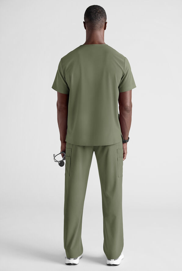 Easy STRETCH Men's Scrub Set - Olive Leaf - 3