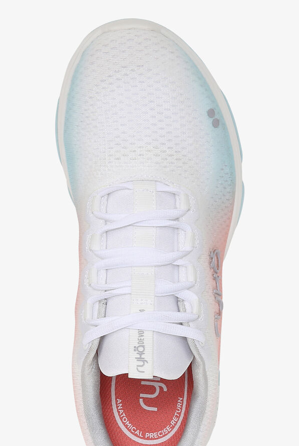 Zapatillas deportivas de enfermería Ryka Devotion Plus 4 Brilliant White con cordones para mujer - null - 2
