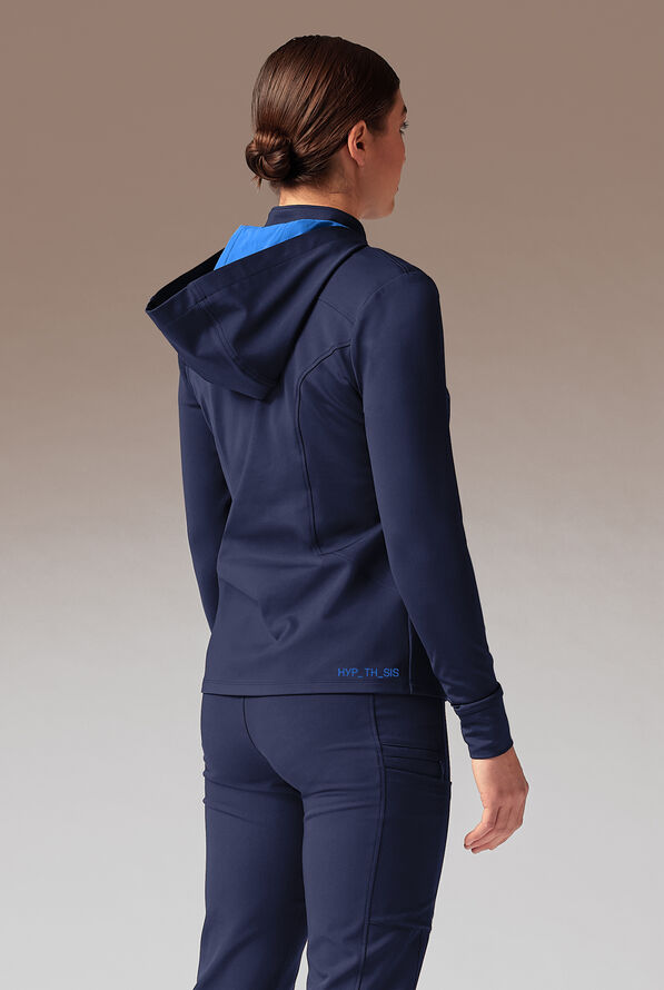 Chaqueta médica Hypothesis Super-Dermal con cremallera y múltiples bolsillos para mujer - Navy/Royal - 4