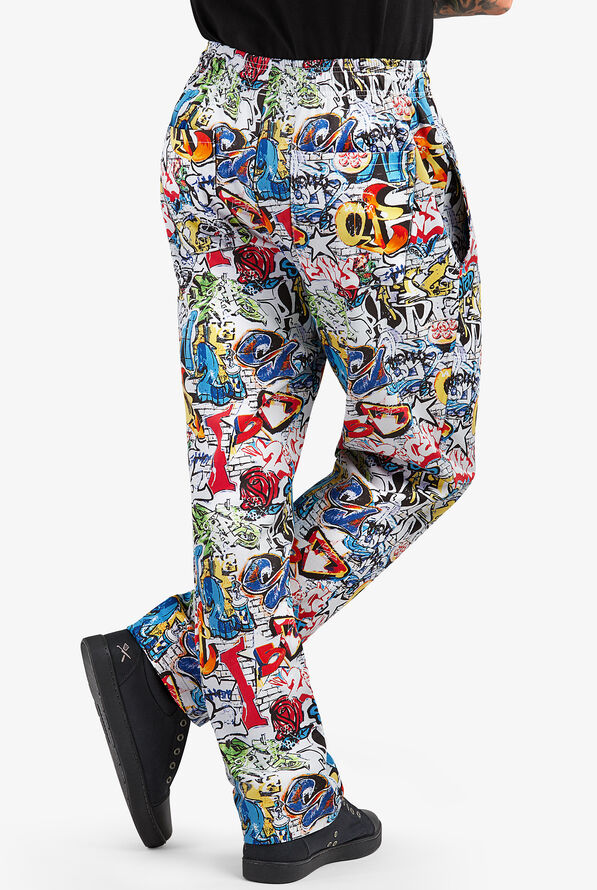 UA CHEF™ Graffiti Men's 4-Pocket Baggy Printed Chef Pants - null - 2
