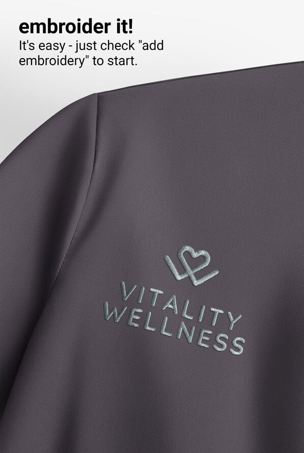 Blusa m&eacute;dica Carhartt FLD & RSCU Rugged Flex STRETCH con cuello en V y 4 bolsillos para mujer - Pewter - 7