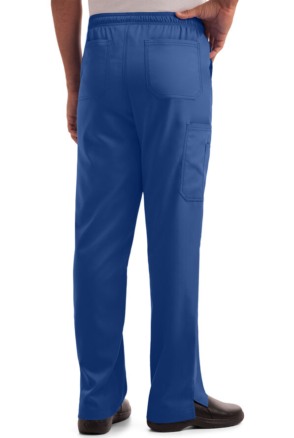 Strictly Scrubs Men's 6-Pocket Cargo Scrub Pants - Royal - 2