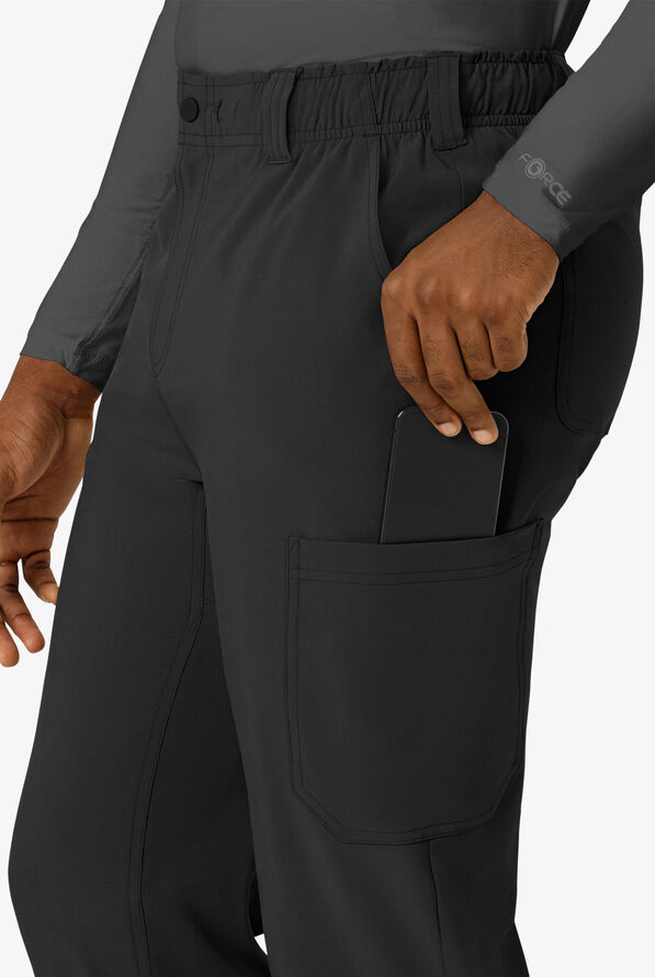 Pantal&oacute;n m&eacute;dico Carhartt Cross-Flex STRETCH estilo cargo con 8 bolsillos para hombre - Black - 2