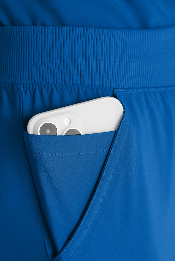 Conjunto de uniforme m&eacute;dico Easy STRETCH con 10 bolsillos para mujer - Royal - 7