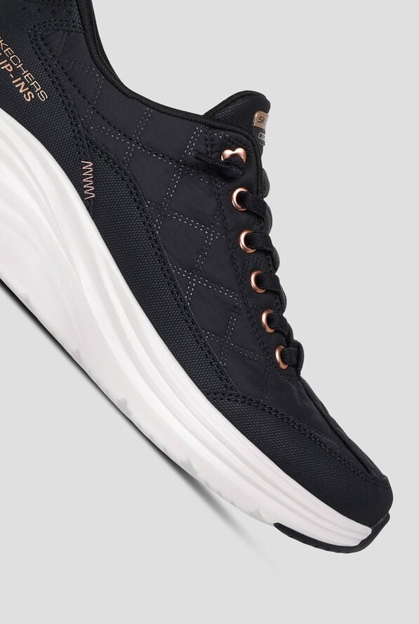 Skechers Sport SKECHERS SLIP-INS: CONTOUR FOAM - COZY Black/Rose Gold Athletic Slip-In Shoes - null - 3