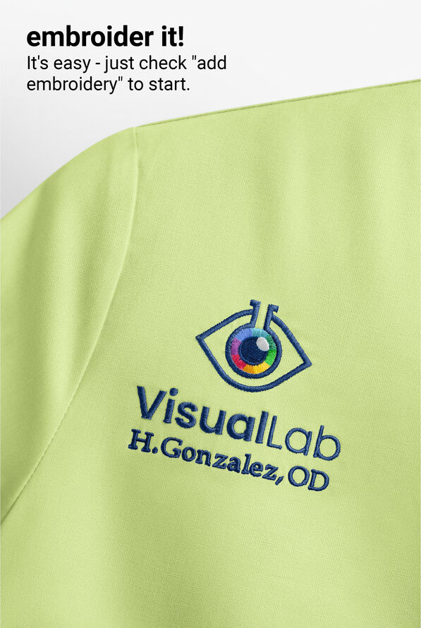 Chaqueta m&eacute;dica con capucha Med Couture Amp Knit STRETCH con cremallera y 2 bolsillos para mujer - Cyber Lime - 3