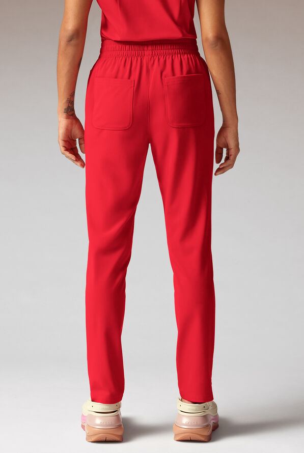 Hypothesis A-D All Duty Women’s 6-Pocket Slim Straight-Leg Scrub Pant - Hemoglobin - 2
