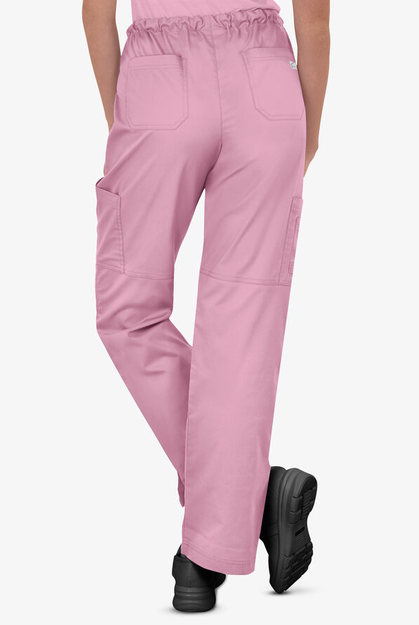 Pantal&oacute;n m&eacute;dico Butter-Soft STRETCH Tall con cord&oacute;n y 10 bolsillos para mujer - Cherry Blossom - 3